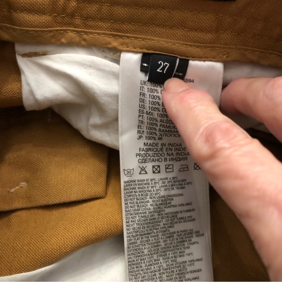 Diesel Cargo Chino P Frank Pants Jeans Men’s Size 27 - Picture 5 of 8